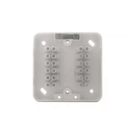   szabotázsvédett kötődoboz, 80 x 80 x 20 mm, műanyag, univerzális, tamper, szürke