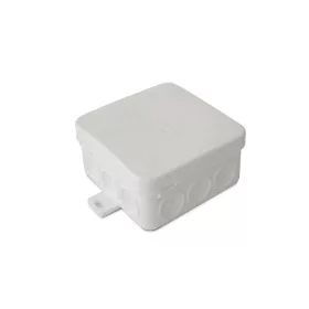   puhafalú kötődoboz, 75 x 75 x 38 mm, IP54, műanyag, univerzális, fehér