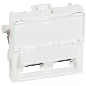   Legrand Program Mosaic Cat.5e UTP aljzat, mechanizmus burkolattal, fehér