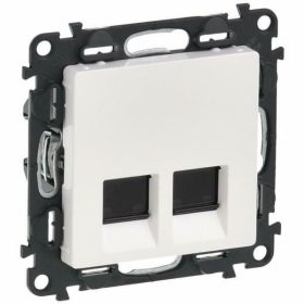   Legrand Valena Life Cat.6 UTP aljzat, mechanizmus burkolattal, fehér