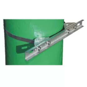 Metz U elem, 270 mm, 35 mm, rozsdamentes acél, Lyukszám 6