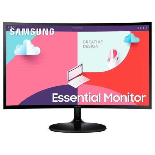 Samsung 24" LS24C360EAUXEN Monitor, 1920x1080, 16:9, 75Hz, VA, képernyő méret 24", VGA port 1, HDMI port 1