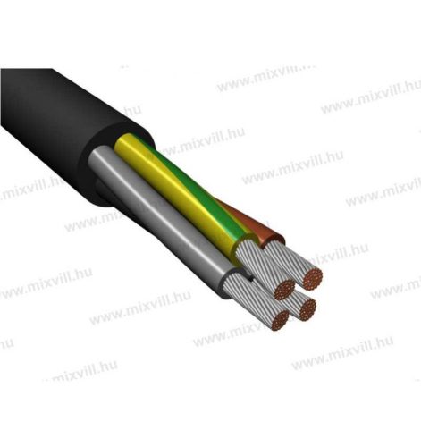 MT sodrott kültéri tápkábel, 3 x 1,5 mm2, 100 m, fekete