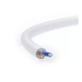 MTK sodrott beltéri tápkábel, 2 x 1 mm2, 100 m, fehér