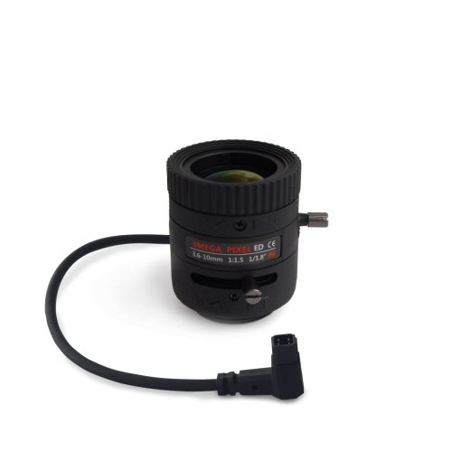 Techson objektív nagy felbontású kamerákhoz, varifokális, 3.6-10mm