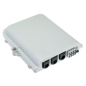   OP-FDB-0308G Optikai rendező doboz, oszlopra rögzíthető, kültéri, (3 bemenet 8 kimenet), optikai kötő doboz, kültéri