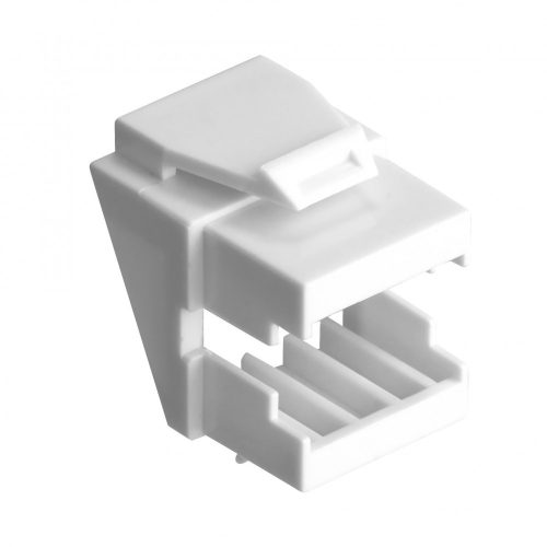 Optikai Keystone adapter keret, E2000 simplex, SC simplex, LC duplex, adapter, beltéri, Keystone, E2000, SC, LC