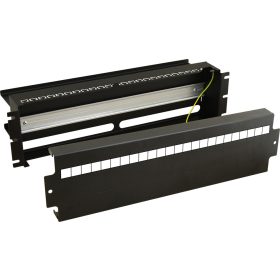   Pulsar ARADIN1 DIN panel rackszerkénybe, 3U magas, rackszekrény kiegészítő, beltéri, külső méret 482 x 131 x 140 mm