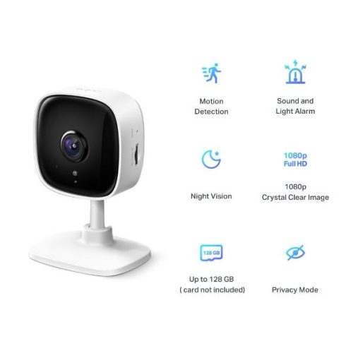 TP-Link Tapo C100 Wireless Kamera Cloud beltéri éjjellátó