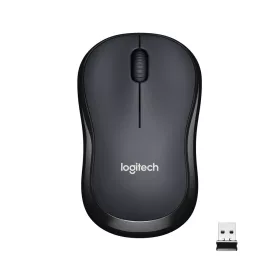   Logitech M220 Silent vezeték nélküli optikai egér (szürke), beltéri, 2.4 GHz, USB