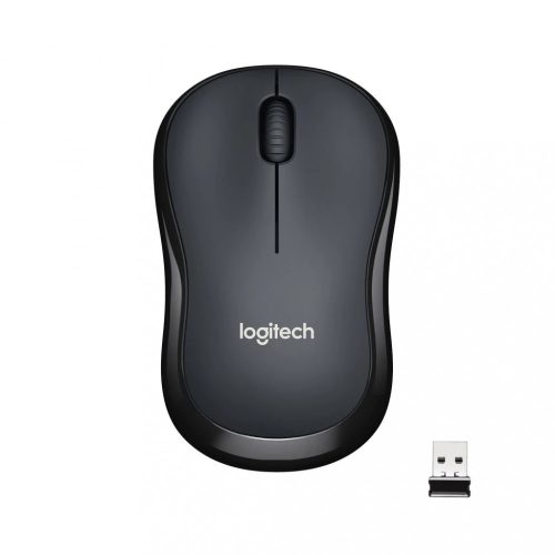 Logitech M220 Silent vezeték nélküli optikai egér (szürke), beltéri, 2.4 GHz, USB