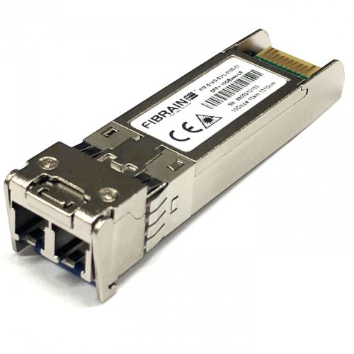 Fibrain SFP+ modul Single-mód, beltéri, LC