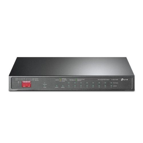 Tplink TL-SG1210MP PoE+ Switch , beltéri, asztali, 802.3af/at, nem menedzselhető, PoE port 8, Gigabit LAN port
