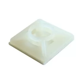   Tracon öntapadós 4 oldalt fűzhető kötegelő talp, 20x20mm, műanyag, fehér