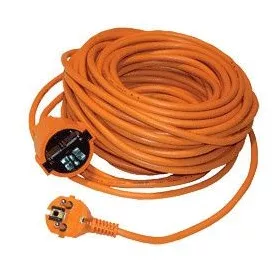   Tracon univerzális hosszabbító, 250 V AC, 16 A, 1 x SHUKO, 3 x 1,5 mm2, H05VV-F, 20 m, narancssárga