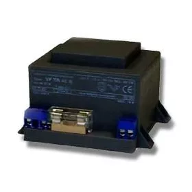   Műgyantával kiöntött transzformátor 16,5 V AC 20 VA , 90 x 70 x 52 mm, biztosítékkal