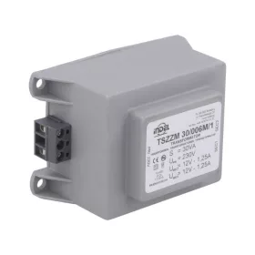   Műgyantával kiöntött transzformátor 12 V AC 25 VA , 81.8 x 53,6 x 47,2 mm, rögzíthető