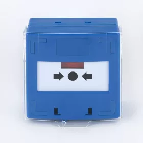   SCP 100 B kontaktusos kézi jelzésadó, beltéri, 3 váltó kontaktussal, ABS műanyag, kék, 3 A /125 Vac, 90 x 93 x 45 mm, be
