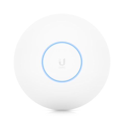 Ubiquiti UniFi U6 LR Access Point, hozzáférési pont, beltéri, 802.11a/b/g/n/ac/ax, 2.4 GHz / 5 GHz, 600 Mbps, 2400 Mbps,