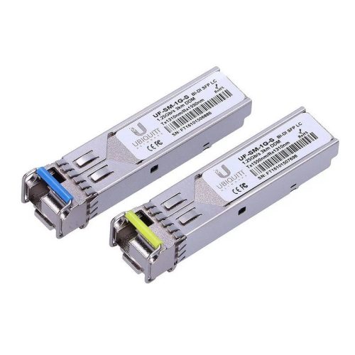 Ubiquiti, U Fiber, Single-Mode SFP Modul, 1G, BiDi - 2db (1pár), beltéri, LC