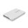 Alumínium külső ház 2.5" SATA M.2 SSD lemezek számára, beltéri