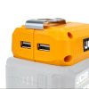 JCB 18USB Led lámpa és USB adapter akkumulátorra 18V