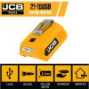 JCB 18USB Led lámpa és USB adapter akkumulátorra 18V