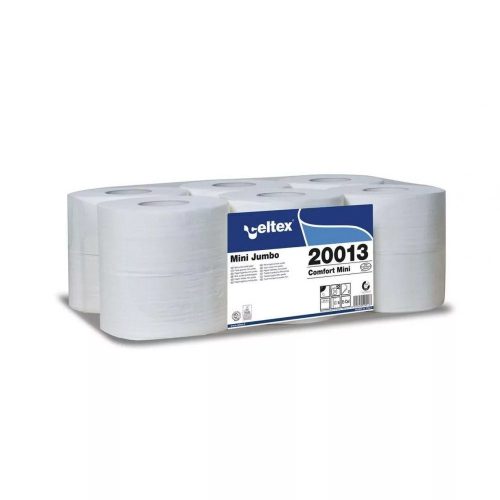 Celtex Mini tekercses kéztörlő 2 réteg, 72m, cellulóz, 20x34cm, 12 tekercs/zsugor