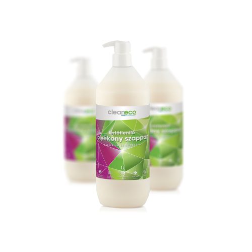 IP.Folyékony szappan, fertőtlenítő Cleaneco 1L pumpás