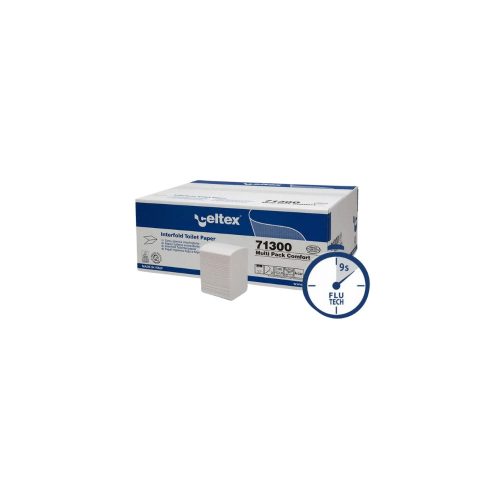 Celtex Multi Pack hajtogatott toalettpapír cellulóz 2 réteg, 11x18cm, 36x250 lap