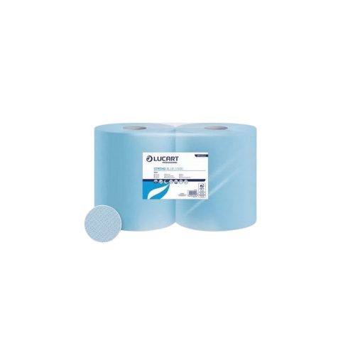 Lucart Strong Blue 3.500 ipari törlőkendő, 3 rétegű, 500 lap, 2 tekercs/zsugor