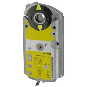   Sauter ASF113SF122 Rugó-visszatérítéses csappantyúhajtómű pozicionálóval, 7 Nm, 90/15 s, 24 V~/24...48 V=