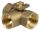 Sauter 3-utas szabályozó gömbcsap belső menettel, PN 40, DN 40, Rp 1½", 25 m³/h