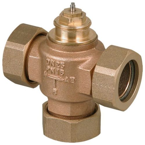 Sauter 3-járatú egység szelep, PN 16, DN 25, 6.5 m³/h