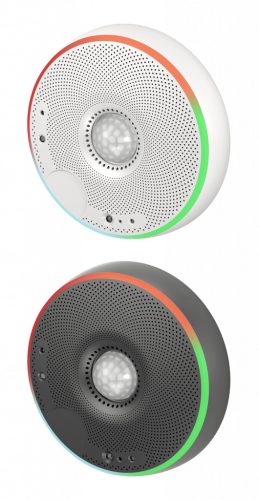 Sauter viaSens intelligens érzékelő, 12…34 VDC, MQTT/ETH, Bluetooth, TDIG, TFIR, HUM, VOC, CO2, PIR, LUX, SPL, Fehér