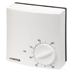   Sauter HSC120F002 Panelra szerelhető páratartalom-szabályozó, 30…90% rh, külső beállító tengellyel