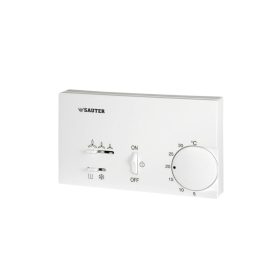   Sauter TSHK621F001 Fan-coil szobahőmérséklet-szabályozó, elektromechanikus, Fűtés/hűtés, 2-csöves