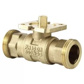   Sauter VKAA015F300 2-utas elzáró golyóscsap külső menettel, PN 40, DN 15, G 1" B, 9 m3/h