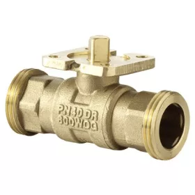   Sauter VKRA015F310 2-utas szabályozó gömbcsap, külső menettel, PN 40, DN 15, G 1" B, 1 m³/h