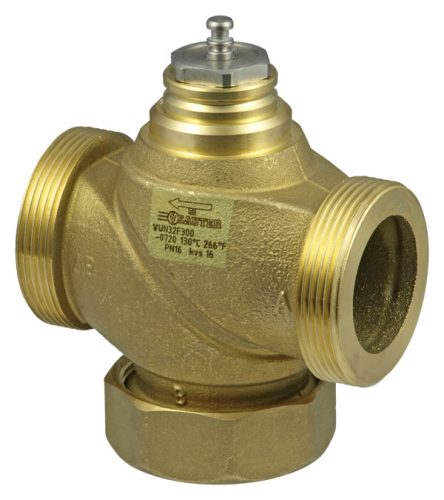 Sauter 2-utas szelep külső menettel, PN 16, DN 20, G1¼" B, 6.3 m³/h