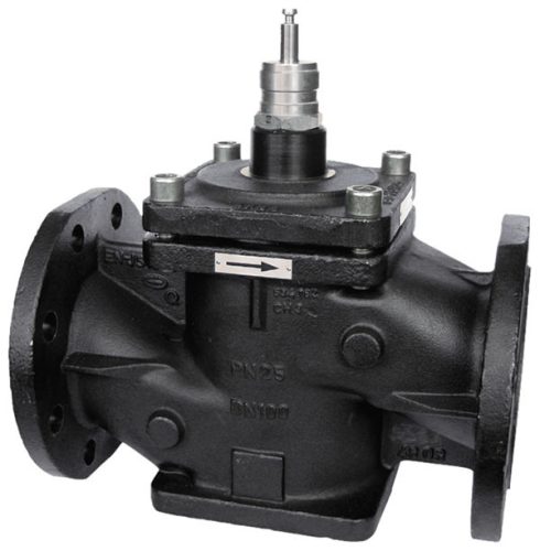 Sauter Nyomáskiegyenlített 2-utas karimás szelep, PN 25 (elektromos), DN 150, 350 m³/h, 40 mm
