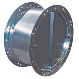   Systemair LRK 315(F) Karimás, rugós, visszacsapó szelep, füstelszívó ventilátorokhoz F400°C/2h