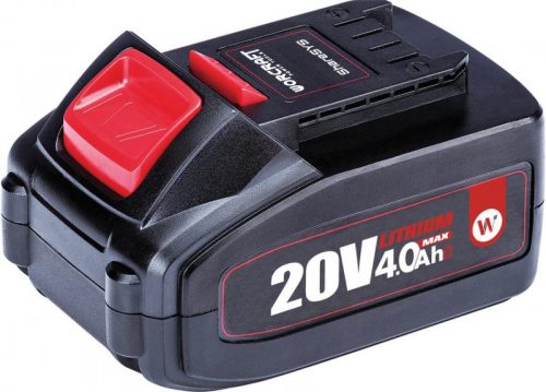 Worcraft CLB-20V-4.0 akkumulátor, gyorstöltéssel 4000mAh,Li-Ion