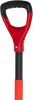 Strend Pro prémium RedShark, hosszú ásó, D fogantyúval, üvegszálas nyéllel, 1280 mm
