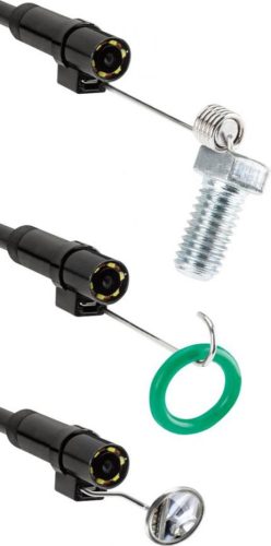 Strend Pro ellenőrző kamera, digitális rögzítéssel, 2 m-es kábel, 8 mm-es érzékelőfejel