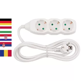 Strend Pro hosszabbító 5 m vezeték, 5  aljzat