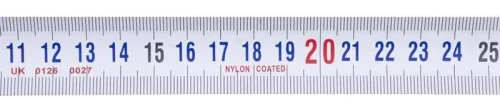 Strend Pro prémium  mérőszalag 5 m / 27 mm, nejlon bevonatos szalag, mágneses fej, autoStop