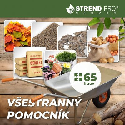 Strend Pro EcoLoad 65 literes talicska horganyzott kerettel és testtel