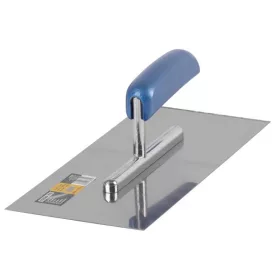   Strend Pro sima rozsdamentes glettvas, fa nyéllel(kék), 280X130 mm