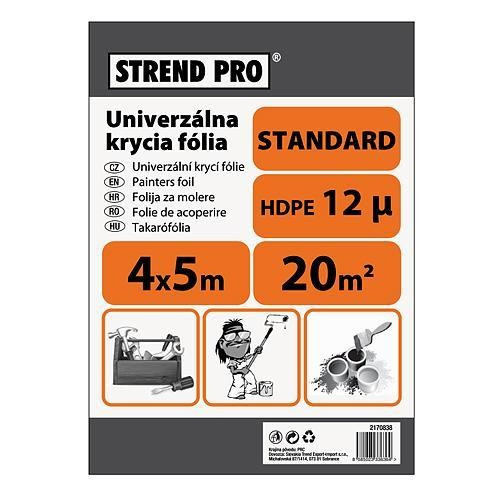 Strend Pro általános takarófólia  4x5 m, 12 mikron vastag